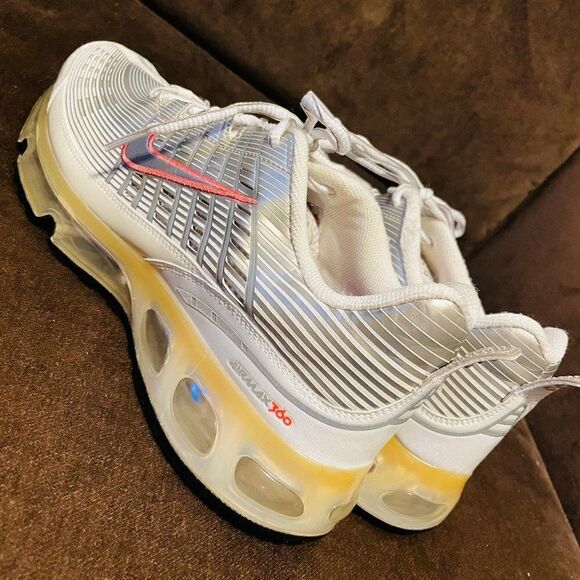 Mint Vintage NIKE AIR MAX 360 Champagne White Coral Pink Tight Air Bladders - Picture 4 of 11